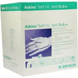 ASKINA Suave I.V. penso para feridas 6x8 cm, 50 unid