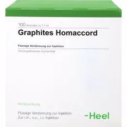 GRAPHITES HOMACCORD Ampolas, 100 unidades