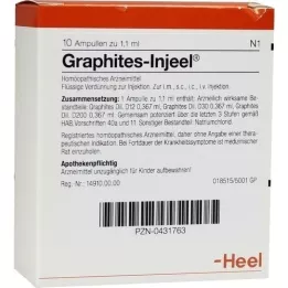 GRAPHITES INJEEL Ampolas, 10 unidades