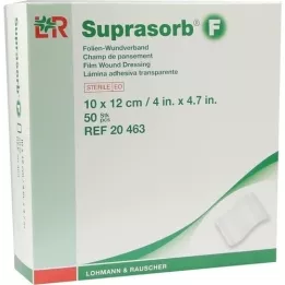 SUPRASORB F Curativo em folha 10x12 cm estéril, 50 unid