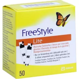 FREESTYLE Tiras de teste Lite sem codificação, 50 peças