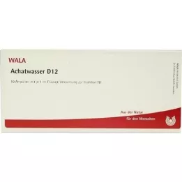 ACHATWASSER D 12 ampolas, 10X1 ml