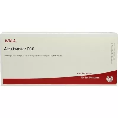 ACHATWASSER D 30 ampolas, 10X1 ml ACHATWASSER D 30 ampolas, 10X1 ml