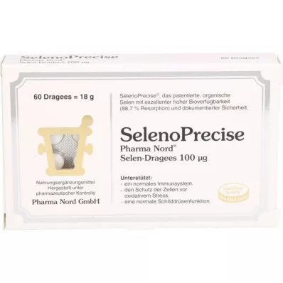 SELENOPRECISE 100 μg de drageias Pharma Nord, 60 unidades