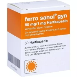 FERRO SANOL gyn Hartkaps.m.msr.überz.Pellets, 50 unidades