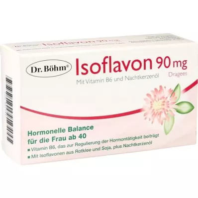 DR.BÖHM Drageias de isoflavona 90 mg, 60 unidades DR.BÖHM Drageias de isoflavona 90 mg, 60 unidades