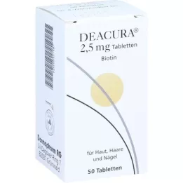 DEACURA comprimidos de 2,5 mg, 50 unidades