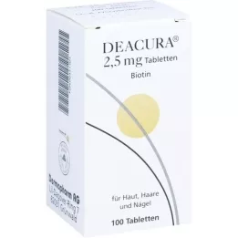 DEACURA comprimidos de 2,5 mg, 100 unidades