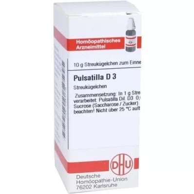 PULSATILLA D 3 glóbulos, 10 g PULSATILLA D 3 glóbulos, 10 g