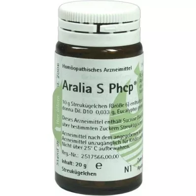 ARALIA Glóbulos S Phcp, 20 g