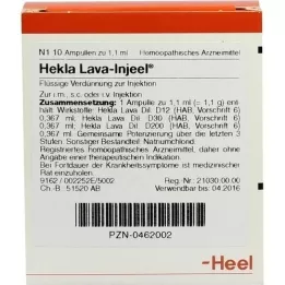 HEKLA LAVA Ampolas Injeel, 10 unidades