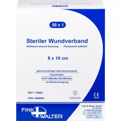 WUNDVERBAND estéril 8x10 cm, 50 unid WUNDVERBAND estéril 8x10 cm, 50 unid