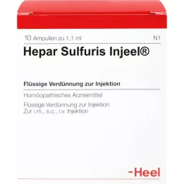 HEPAR SULFURIS INJEEL Ampolas, 10 unidades