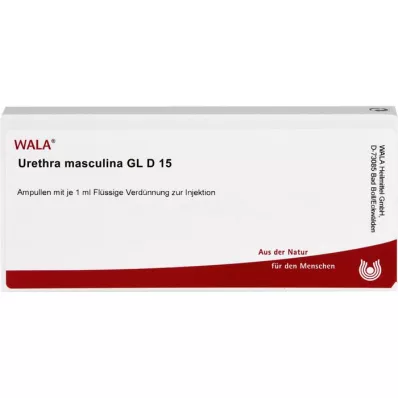 URETHRA masculino GL D 15 ampolas, 10X1 ml
