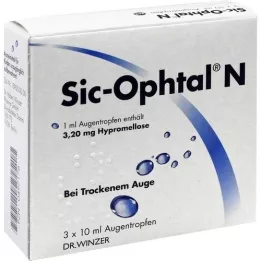SIC OPHTAL N colírio, 3X10 ml