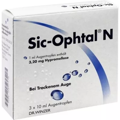 SIC OPHTAL N colírio, 3X10 ml SIC OPHTAL N colírio, 3X10 ml
