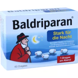 BALDRIPARAN Guia. fortemente revestido para a noite, 60 peças
