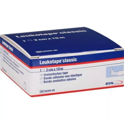 LEUKOTAPE Clássico 2 cmx10 m branco, 1 un LEUKOTAPE Clássico 2 cmx10 m branco, 1 un