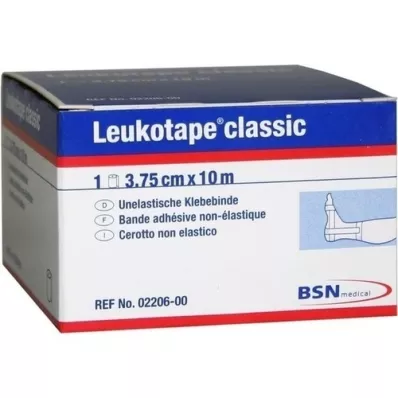LEUKOTAPE Clássico 3,75 cmx10 m branco, 1 peça LEUKOTAPE Clássico 3,75 cmx10 m branco, 1 peça