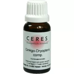 CERES Ginkgo dryopteris comp. gotas, 20 ml