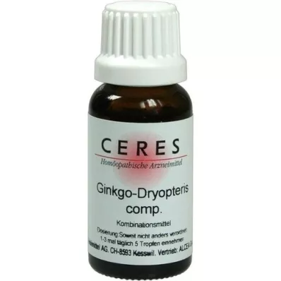 CERES Ginkgo dryopteris comp. gotas, 20 ml CERES Ginkgo dryopteris comp. gotas, 20 ml