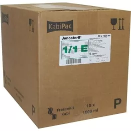 JONOSTERIL Solução de infusão plástica, 10X1000 ml