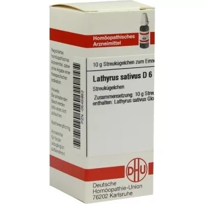 LATHYRUS SATIVUS D 6 glóbulos, 10 g LATHYRUS SATIVUS D 6 glóbulos, 10 g