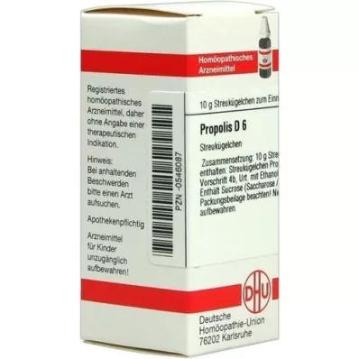PROPOLIS D 6 glóbulos, 10 g