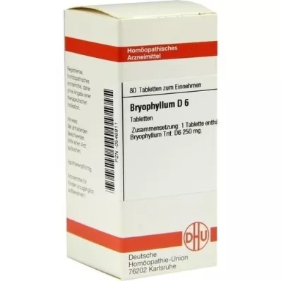 BRYOPHYLLUM D 6 comprimidos, 80 unidades