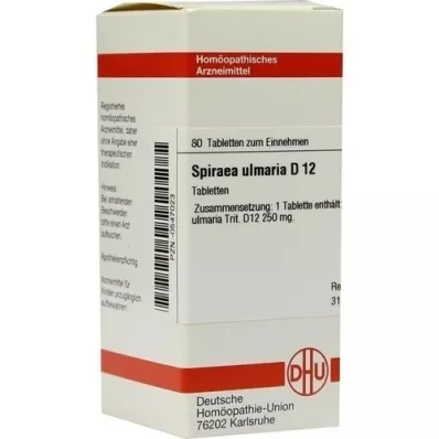 SPIRAEA ULMARIA D 12 comprimidos, 80 unidades SPIRAEA ULMARIA D 12 comprimidos, 80 unidades