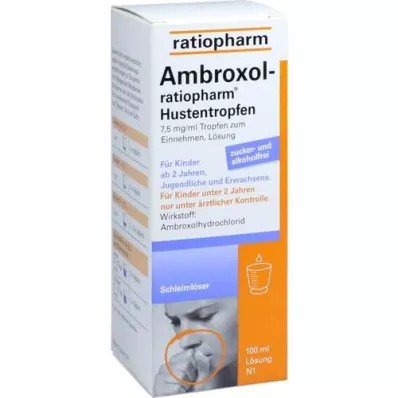 AMBROXOL-pastilhas para tosse ratiopharm, 100 ml