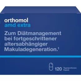 ORTHOMOL AMD cápsulas extras, 120 unidades