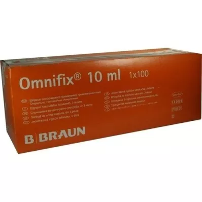 OMNIFIX Solo Spr.10 ml Luer sem látex, 100X10 ml