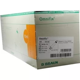 OMNIFIX Solo Spr.10 ml Luer Lock sem látex, 100X10 ml
