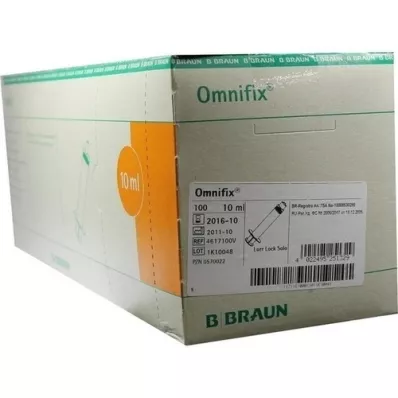 OMNIFIX Solo Spr.10 ml Luer Lock sem látex, 100X10 ml OMNIFIX Solo Spr.10 ml Luer Lock sem látex, 100X10 ml