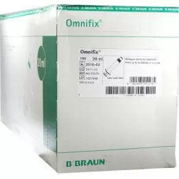 OMNIFIX Solo Spr.20 ml Luer Lock sem látex, 100X20 ml