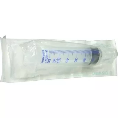 OMNIFIX Seringa para feridas e bexiga 50 ml sem adaptador, 50 ml