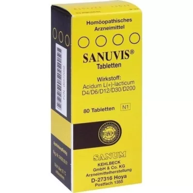 SANUVIS Comprimidos, 80 unidades