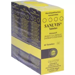 SANUVIS Comprimidos, 3X80 unidades