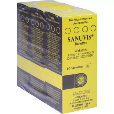 SANUVIS Comprimidos, 3X80 unidades