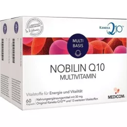 NOBILIN Cápsulas multivitamínicas Q10, 120 peças
