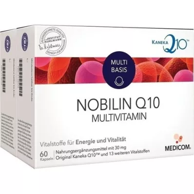 NOBILIN Cápsulas multivitamínicas Q10, 120 peças NOBILIN Cápsulas multivitamínicas Q10, 120 peças