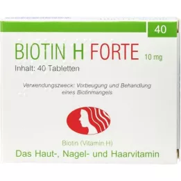 BIOTIN Comprimidos H forte, 40 unidades
