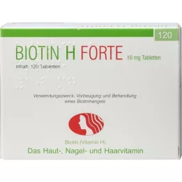 BIOTIN Comprimidos H forte, 120 unidades