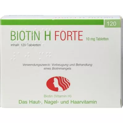 BIOTIN Comprimidos H forte, 120 unidades BIOTIN Comprimidos H forte, 120 unidades