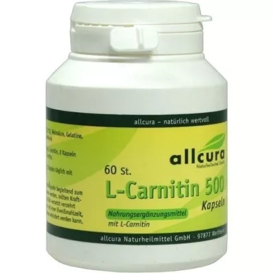 L-CARNITIN KAPSELN 500, 60 peças