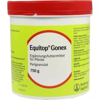 EQUITOP Gonex grânulos veterinário., 750 g EQUITOP Gonex grânulos veterinário., 750 g