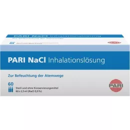 PARI Ampolas de solução para inalação de NaCl, 60X2,5 ml