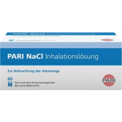 PARI Ampolas de solução para inalação de NaCl, 60X2,5 ml PARI Ampolas de solução para inalação de NaCl, 60X2,5 ml