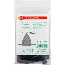 OHRENBINDE preto médio, 1 unid
